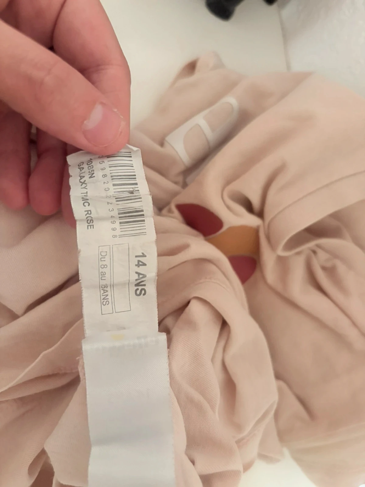 🔵 Camiseta Ellesse Rosa Pálido Logo Bicolor – photo 8